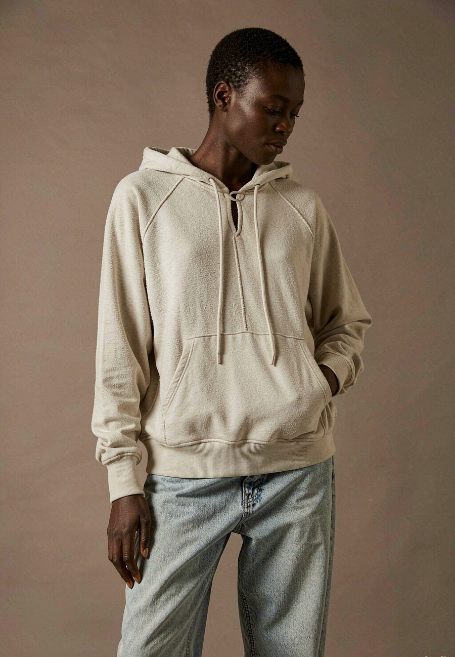 "Cloud" Hoodie in Off White - Off White